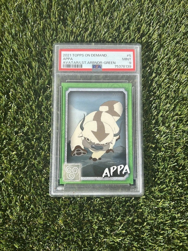 PSA 9 Topps On Demand Appa /50 Green Avatar The Last Airbender