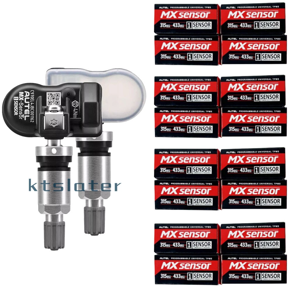 16pcs Autel MX-Sensor Universal Programmable Metal Stem TPMS 315MHz&433MHz NEW