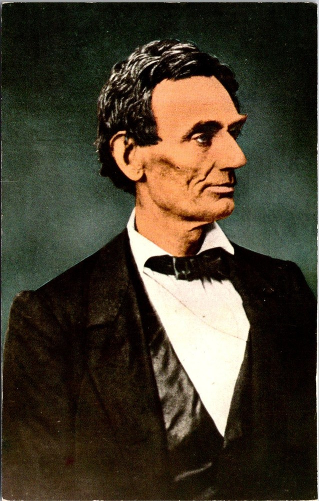 Dr Jim Stamps Vintage Postcard of Abraham Lincoln Sinking Spring Farm Kentucky