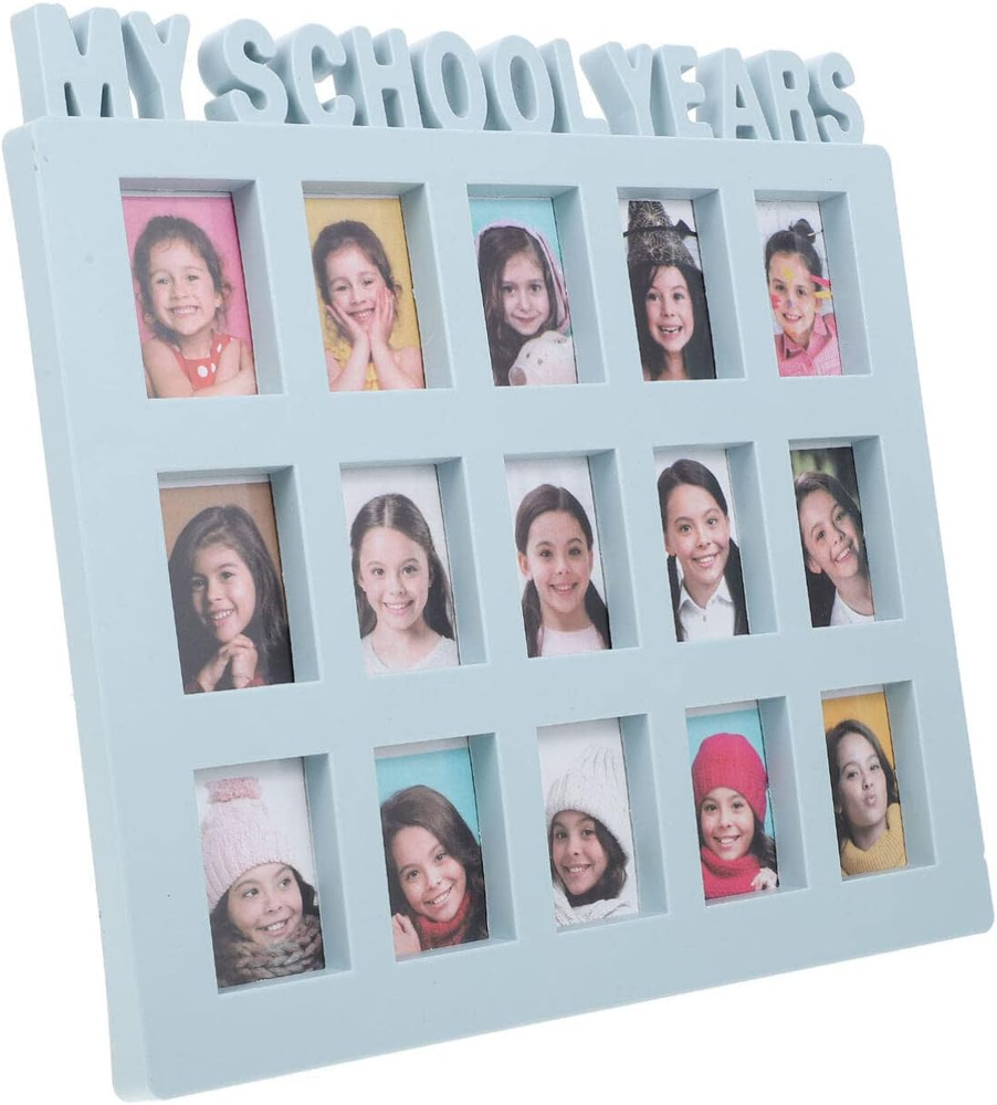 Plastic Display Stands 1PC Years Picture Frame, Tabletop Photo Frame, Pre-K t...