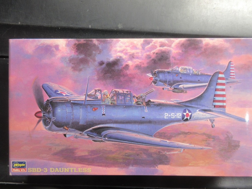 HASEGAWA 1/48 DOUGLAS SBD-3 DAUNTLESS   #JT19 vintage