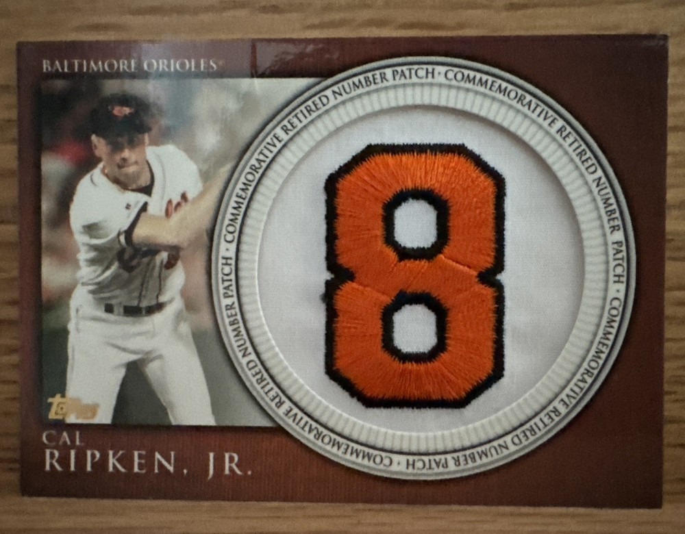 2012 Topps - Manufactured Retired Number Patch Cal Ripken #RN-CR