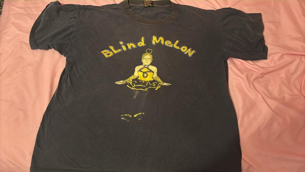 Vintage 1992-93 Blind Melon Crammed in a Van Tour Shirt *Brockum tag