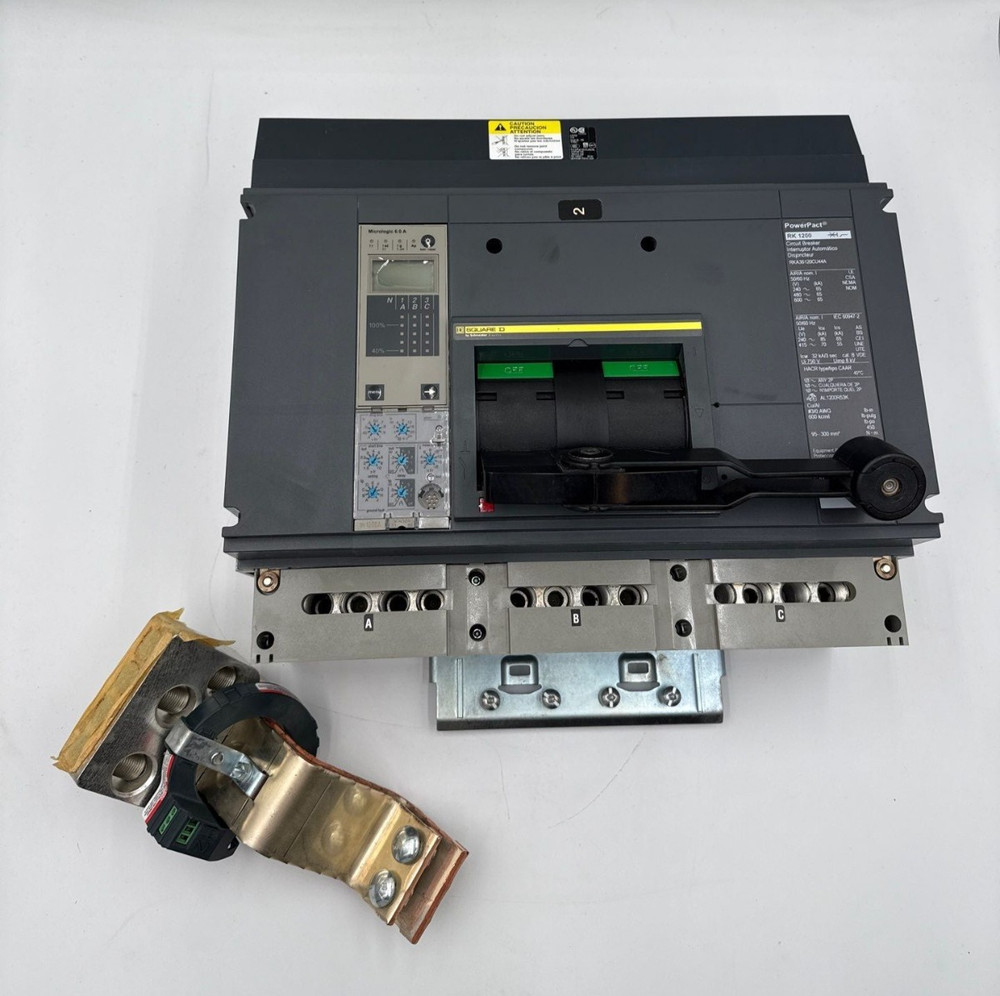 Sq D RKA36120CU44A I-Line Circuit Breaker 1200A 3P 600V Micrologic 6.0 A LSIG