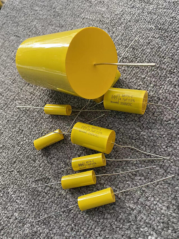 100V250V400V 0.1-100uf Axial MKP Metallized Polypropylene Film Capacitor