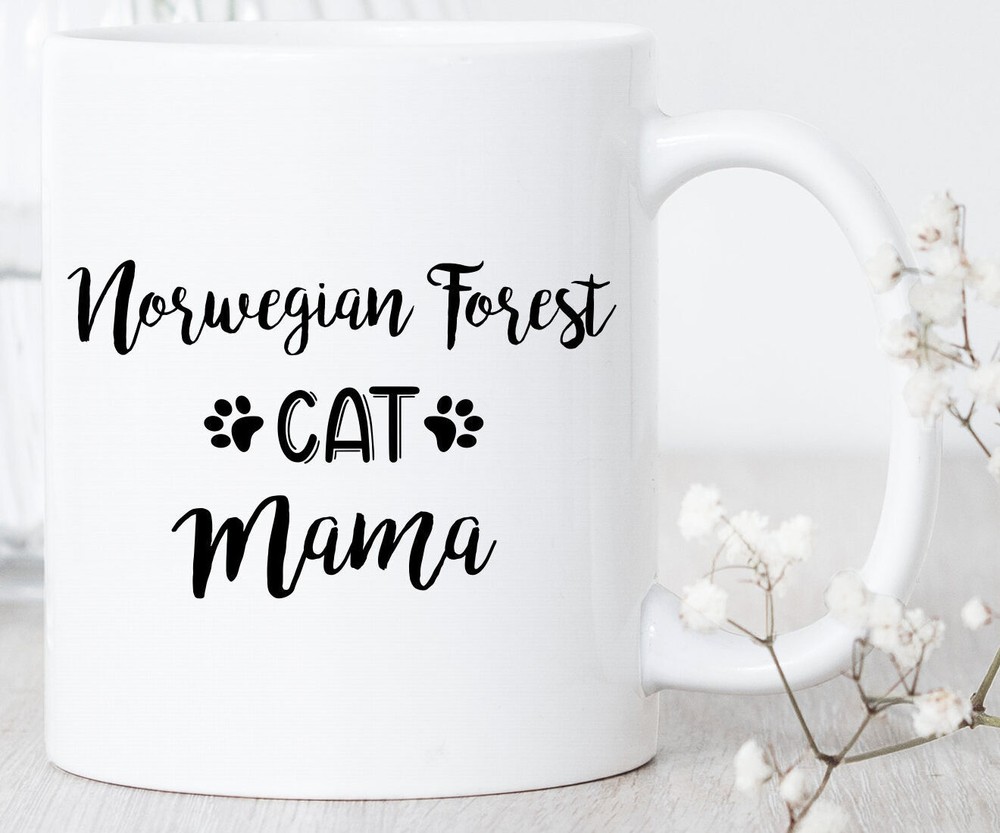 Norwegian Forest Cat Mama Mug Norwegian Forest Mug Norwegian Cat Gift Norwegian