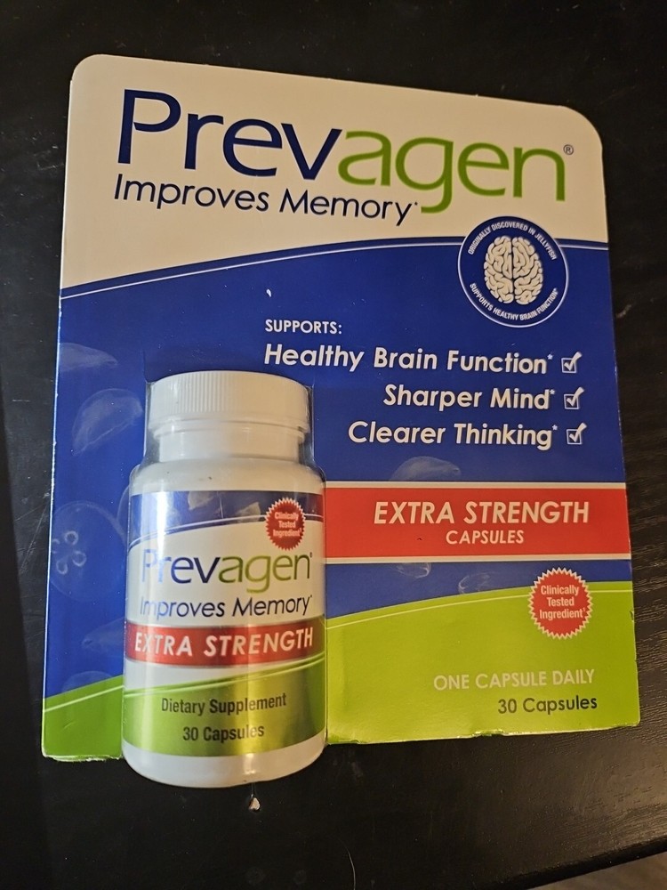 Prevagen Extra Strength 20mg Brain Supplement 30 Capsules for Memory Support
