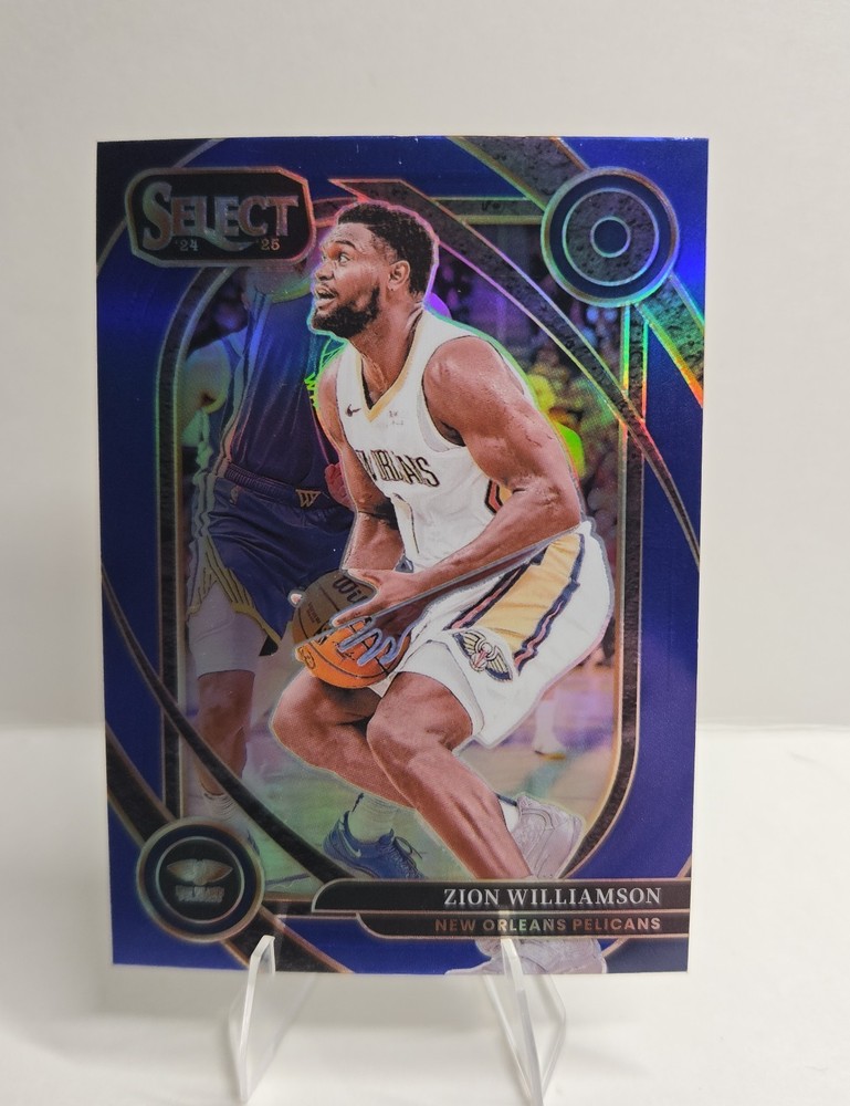 2024-25 Panini Select - Courtside Zion Williamson #258 Blue Prizm