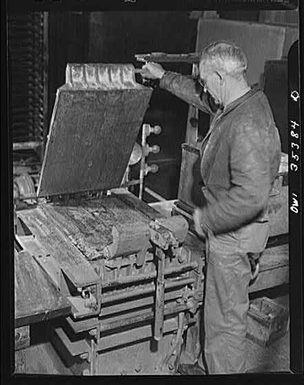 Photo:Salinas Valley, California. Guayule rubber being processed