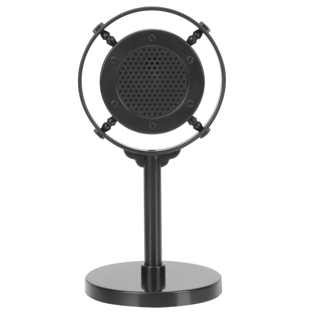 Microphone Prop Karaoke Retro Model Training Simulation Child