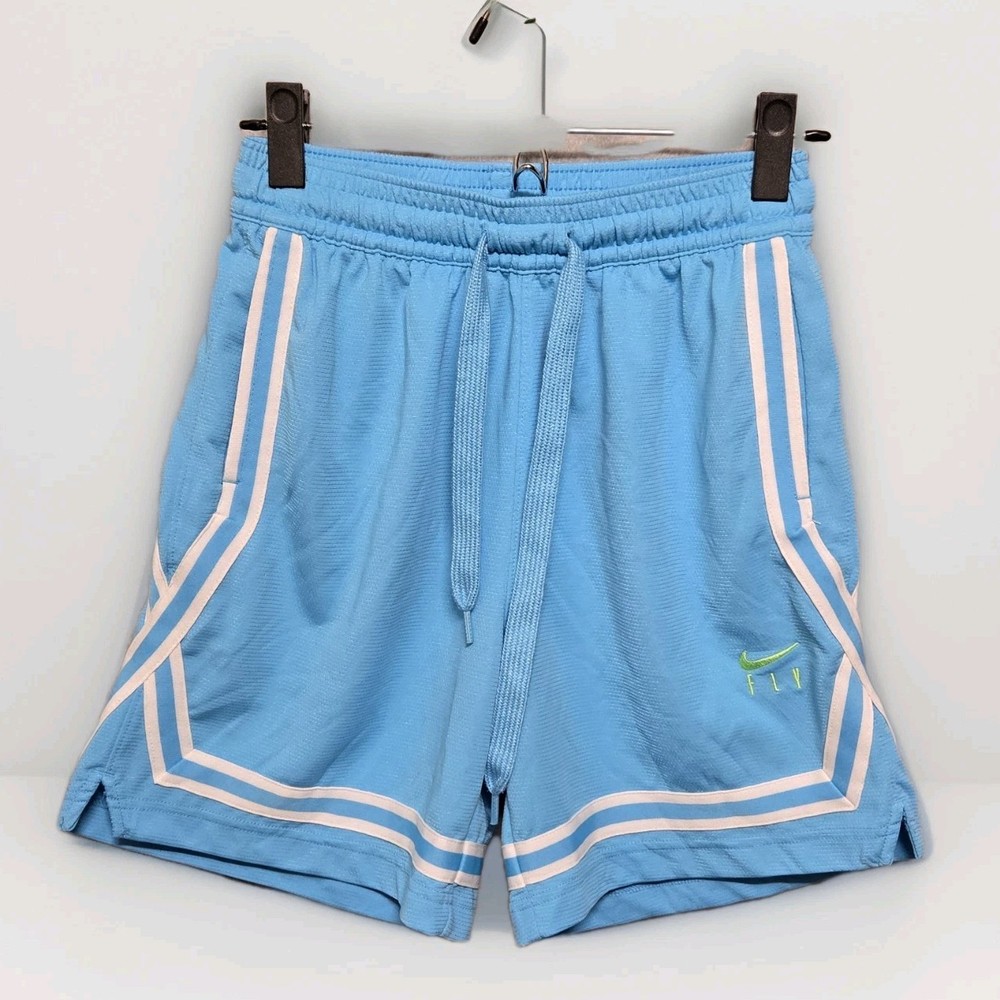 Nike Fly Crossover Basketball Shorts Womens Size XS Blue Loose Fit