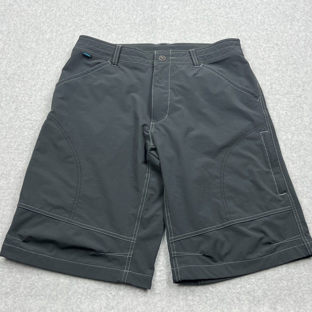 Kuhl Renegade Shorts Men's 34 Gray Koal Nylon 12