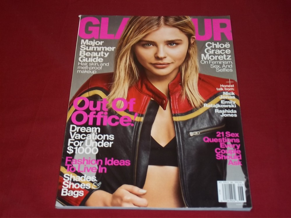 2016 JUNE GLAMOUR MAGAZINE - CHLOE GRACE MORETZ - FRONT COVER - PB 2316