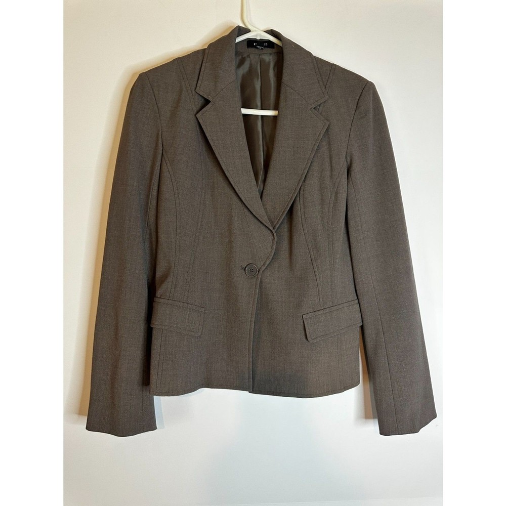 Express Women’s Size 8 Taupe Blazer Workwear Office Career Chic Lined