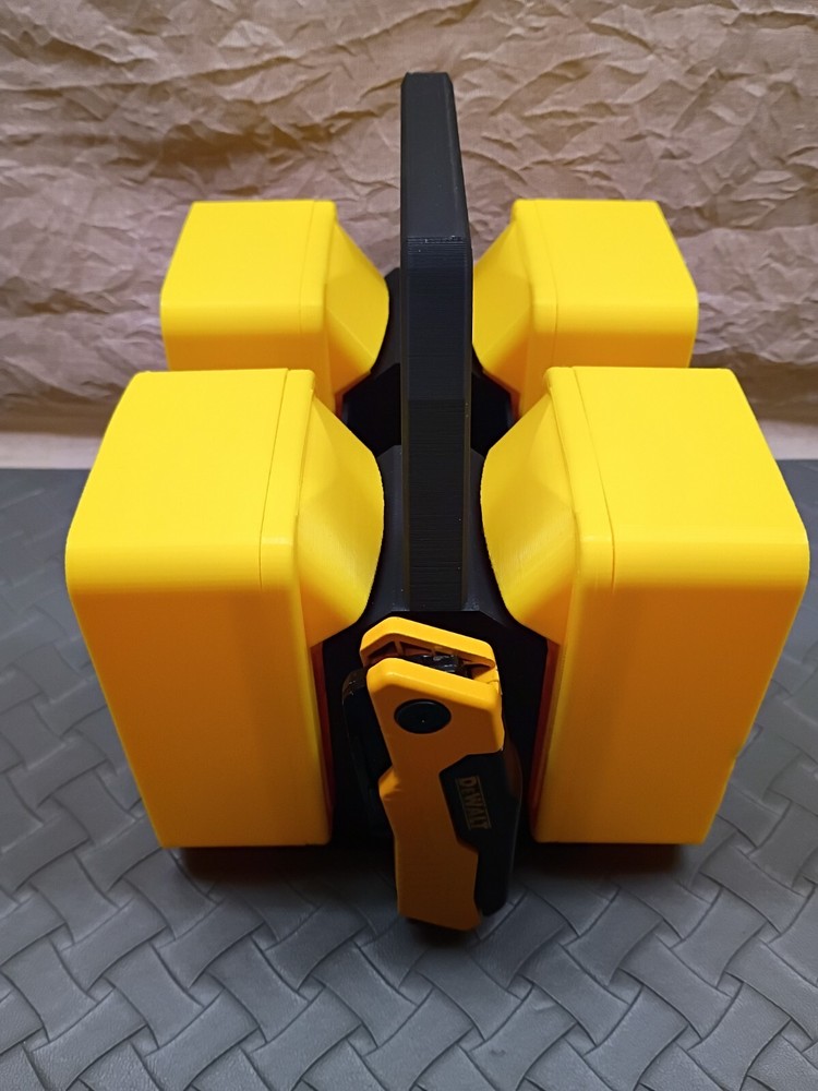 Dewalt 20V 60V Battery Carrier Tool Black 4X Foam Kraft Cradle Box Holder