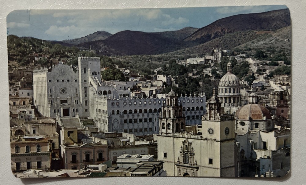 Guanajuato, Mexico Panoramic View of Guanajuato, Chrome Vintage Postcard