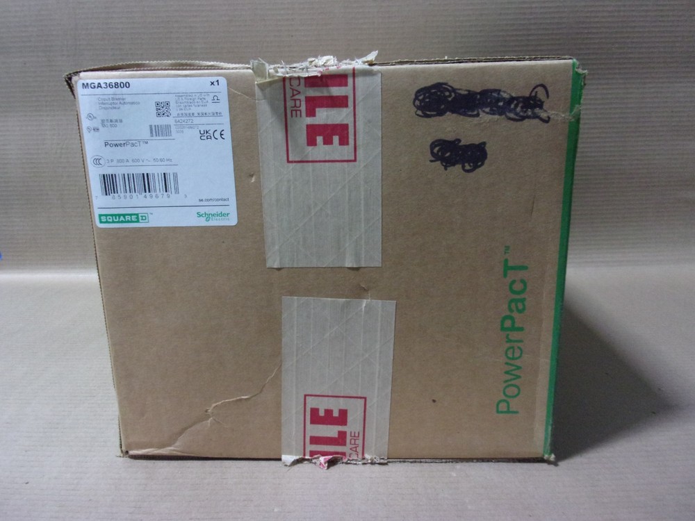 NEW Square D MG MGA MGA36800 3 Pole 800 Amp 600v Circuit Breaker I-Line NIB