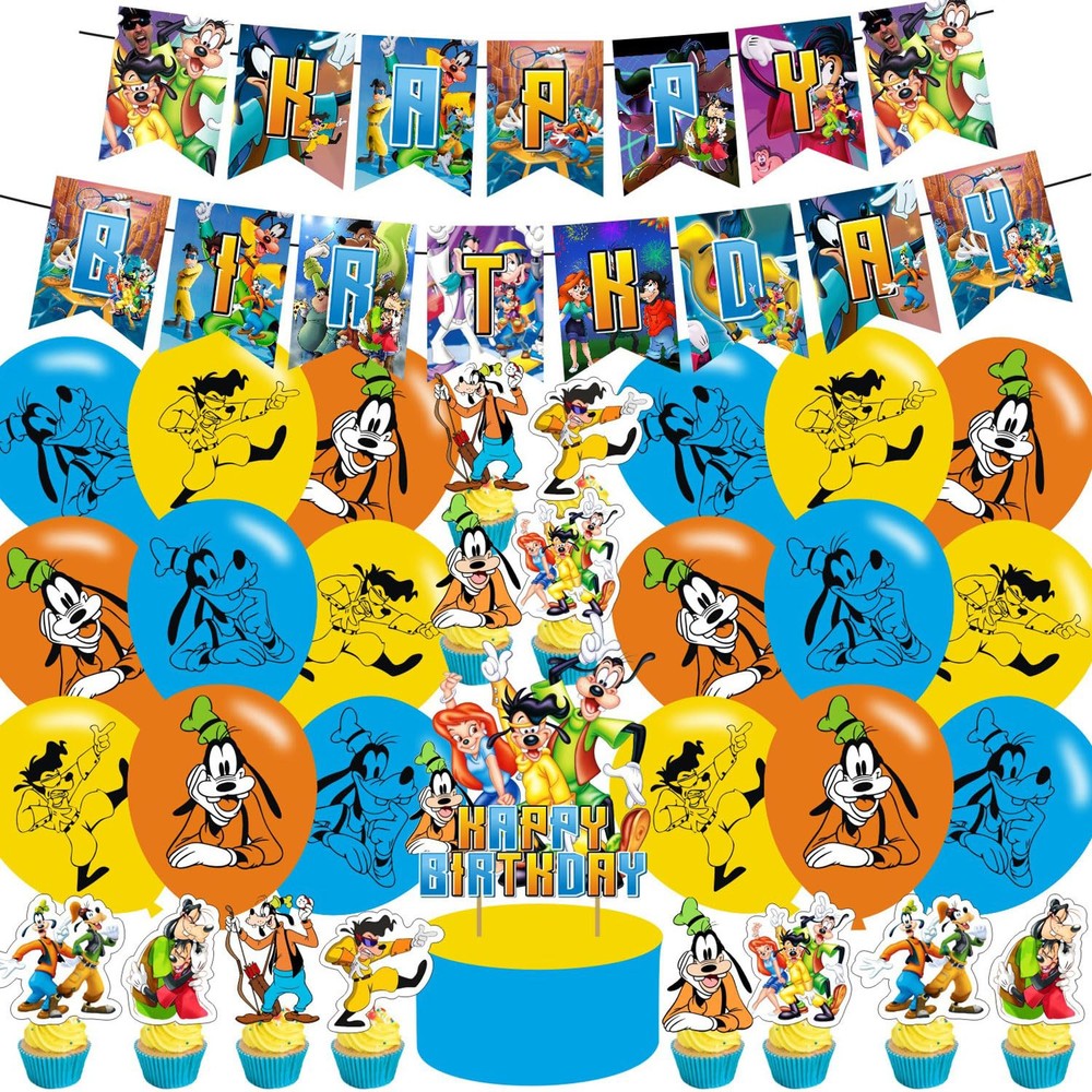 Karg A Goofy Movie Birthday Decorations and Party Supplies