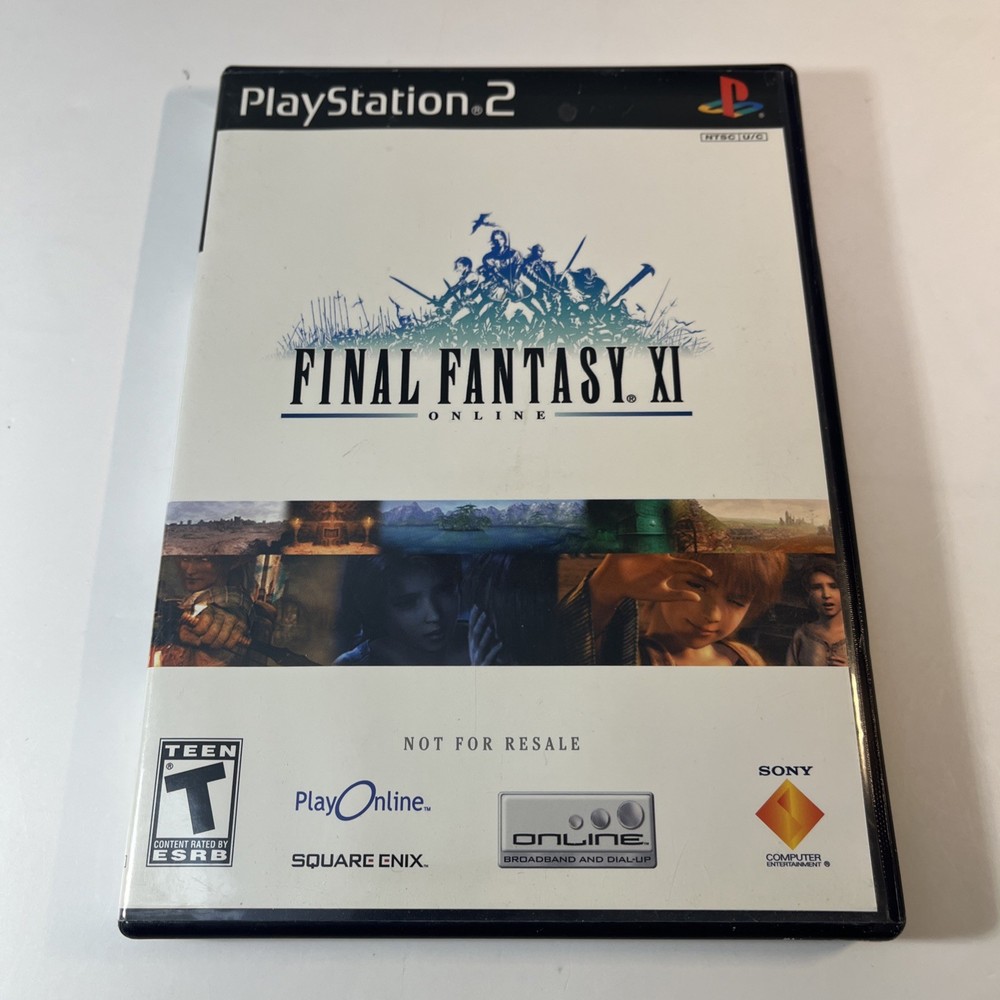 Final Fantasy XI Online PS2 (Sony PlayStation 2) CIB Complete Tested Working