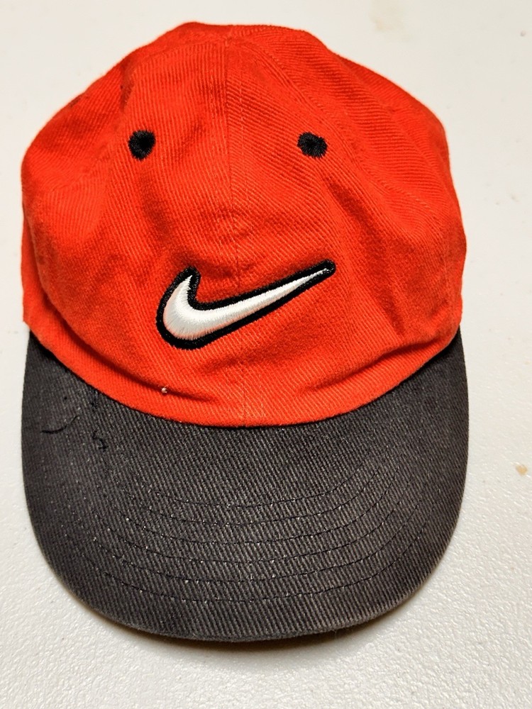 Vintage Nike Hat Cap Snapback 80s 90s Youth Spellout Swoosh Grail