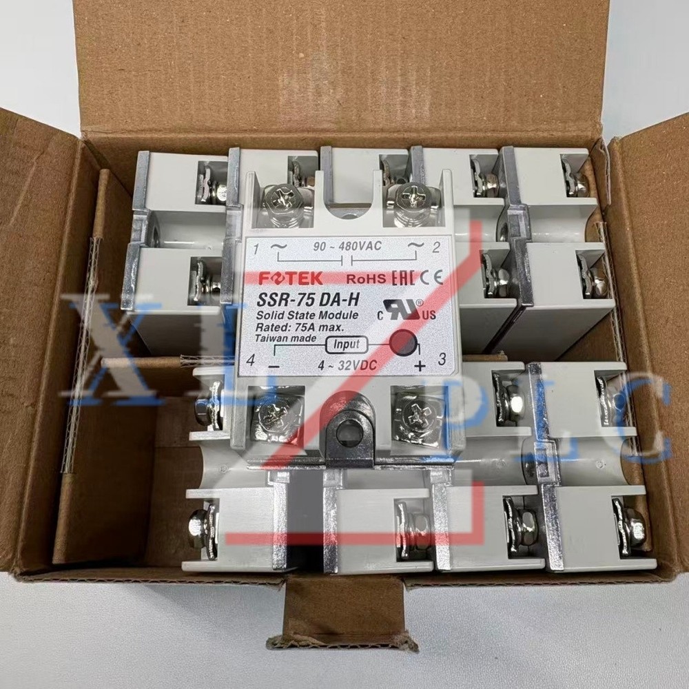 1PCS New FOTEK SSR-75DA-H Soild State Relay In Box*SSR75DAH