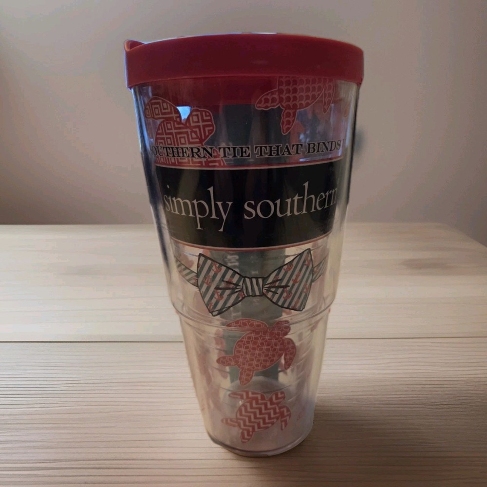 Simply Southern Brand  Tervis Travel  24 Oz Cup  With Lid.