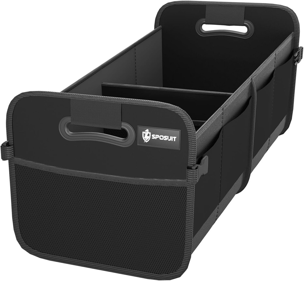 Trunk Organizer for Car - 70L Collapsible Car Storage with 11 Pockets &