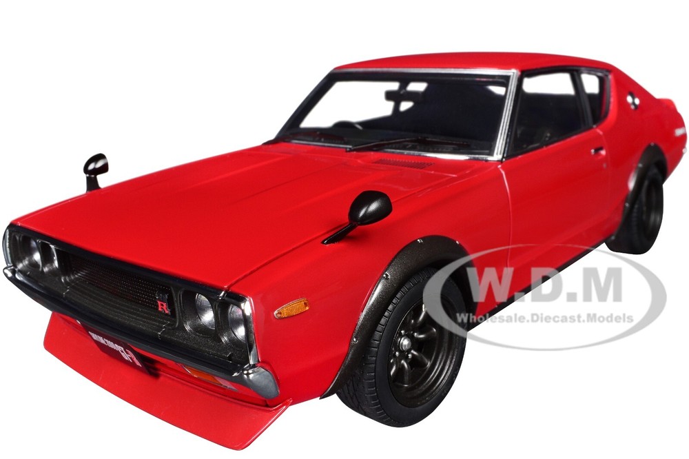 Nissan Skyline 2000Gt-R (Kpgc110) Tuned Ver. Rhd Red 1/18 Model By Autoart 77468