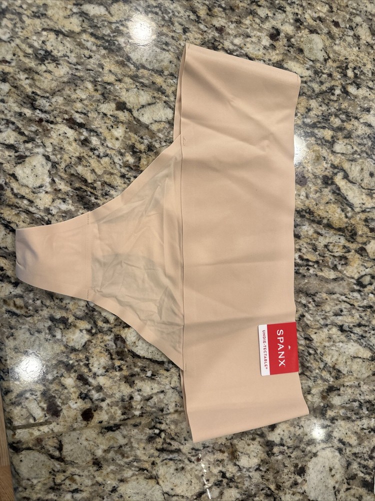 SPANX Undie-tectable Thong Panty Soft Nude - Size XL NEW WITH TAGS!