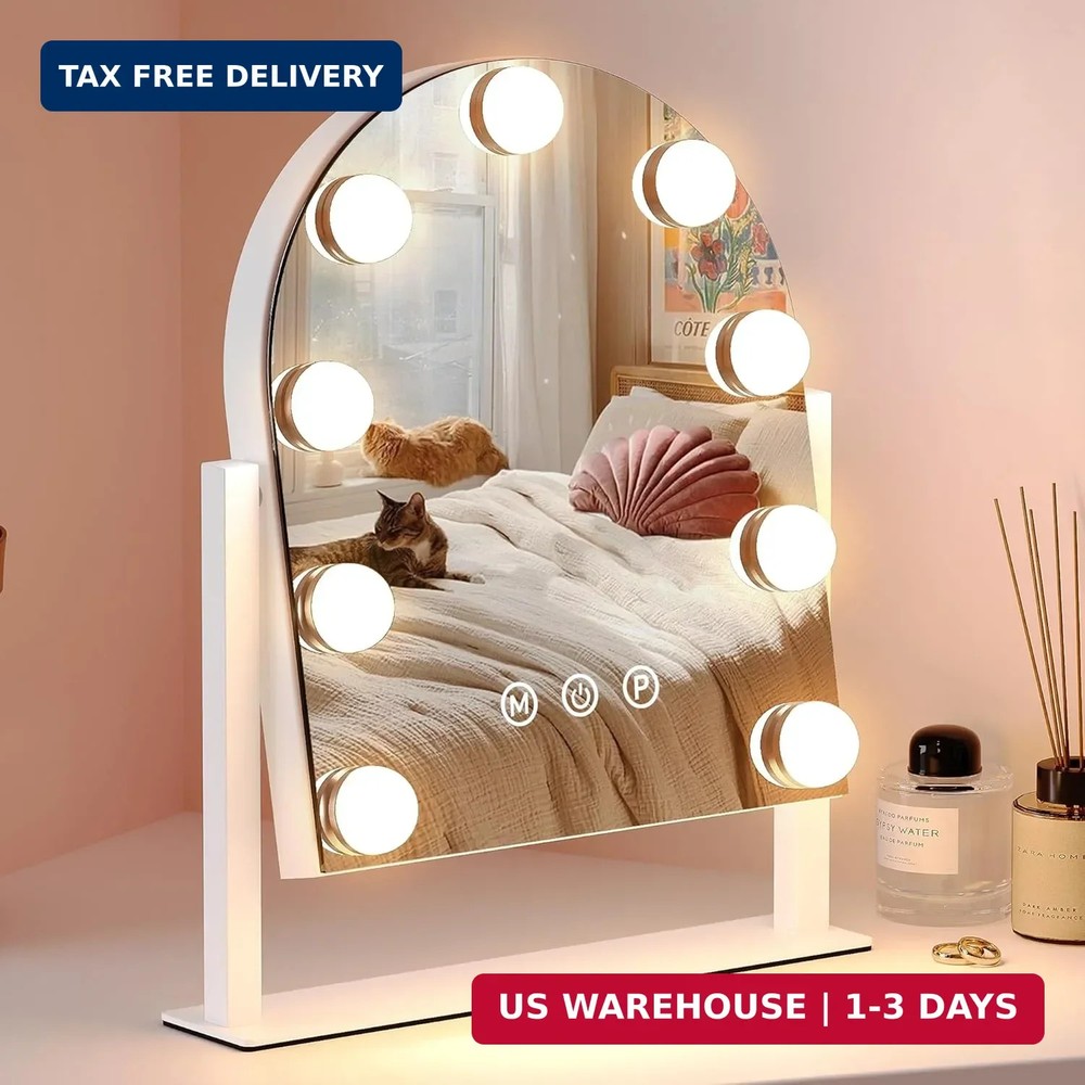 ZL ZELing Makeup Mirror with Lights, Vanity Mirror with Lights, Lighted Makeup M