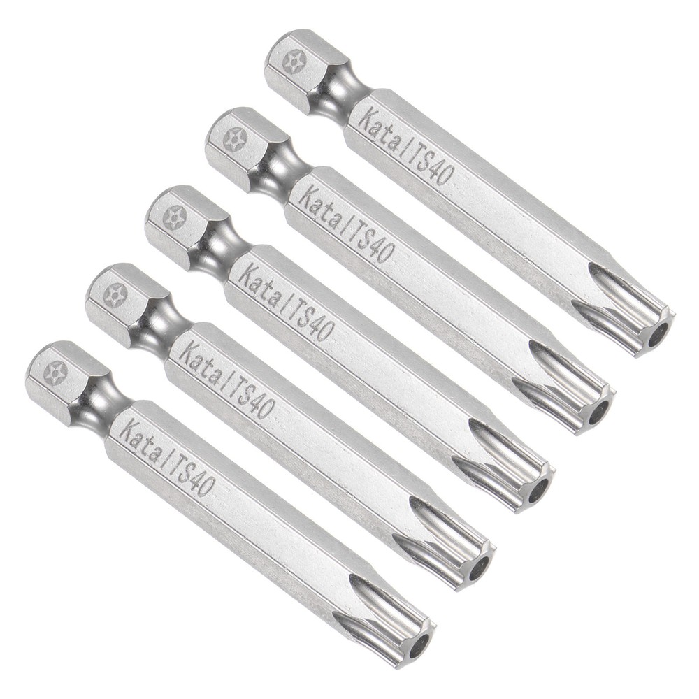 Magnetic T40 Torx Bits S2 Steel 5-Point Star Screwdriver Set 5pcs