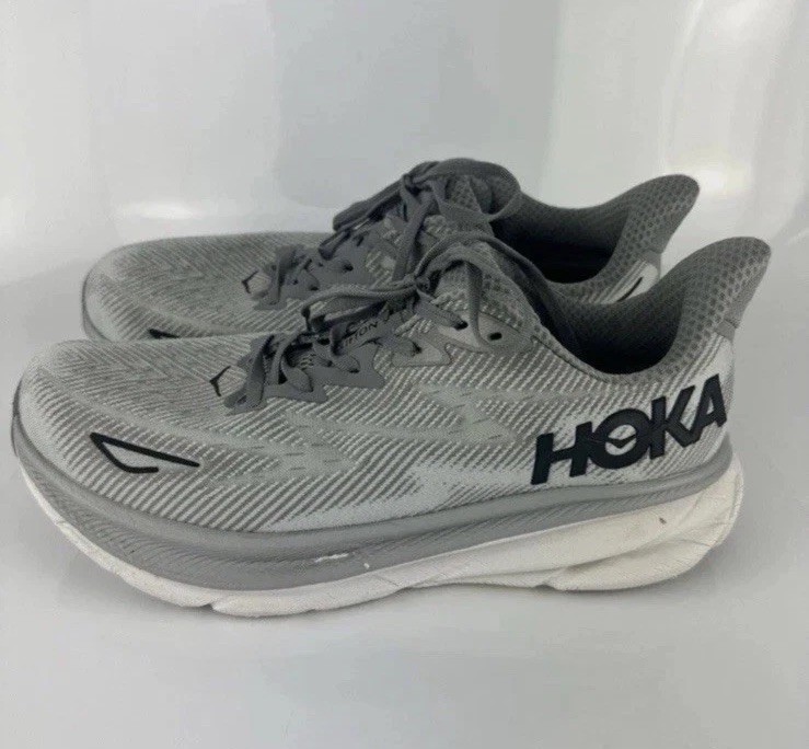 Hoka Men's Clifton 9 Running Shoes, Hoka One One Athletic Sneakers Sz 11D