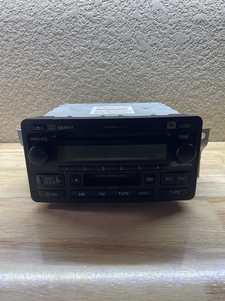 Toyota JBL AM FM Radio CD Cassette Player A56830 86120-0C140 - Untested