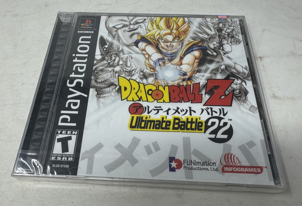 Dragon Ball Z: Ultimate Battle 22 (Sony PlayStation 1, 2003) PS1 NEW