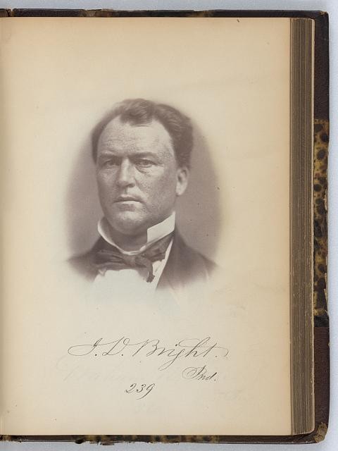 Photo:Jesse D. Bright Indiana Senator 1859 35th Congress Portrait