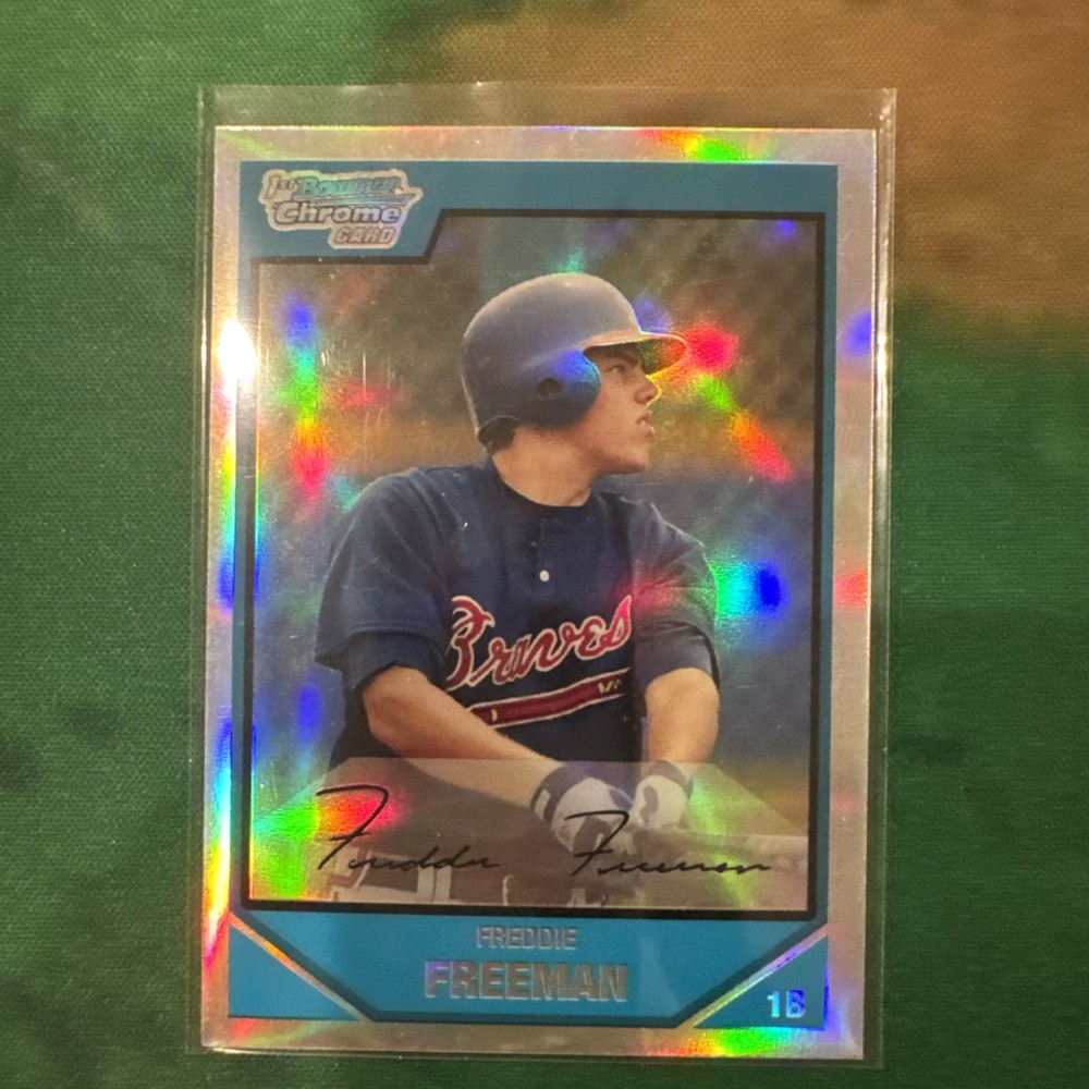 2007 Bowman Chrome Draft Picks Freddie Freeman Refractor #BDPP12