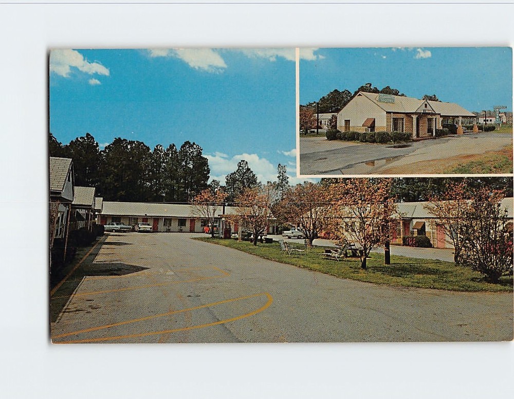 Postcard Barnesville Motel Barnesville Georgia USA