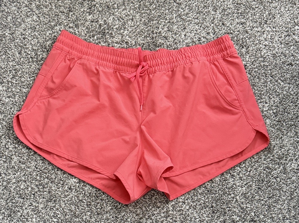 Columbia Women’s Athletic Active Shorts Coral Orange Size Large