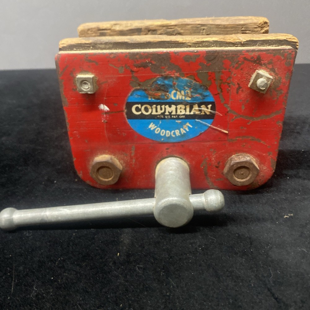 Columbian woodcraft # 6-C woodworking vise undermount with Metal Handle