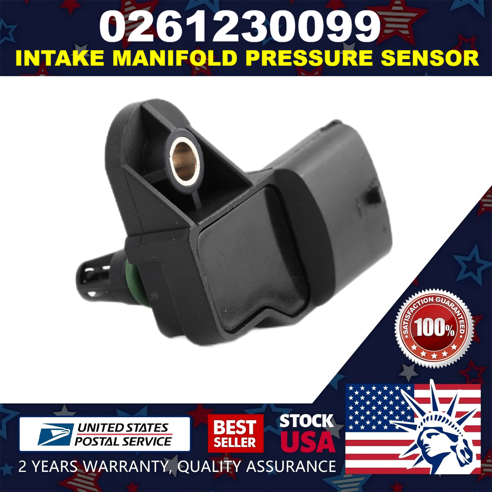 OEM MAP Intake Manifold Pressure Sensor 0261230099 for Honda Civic Polaris New Replacement