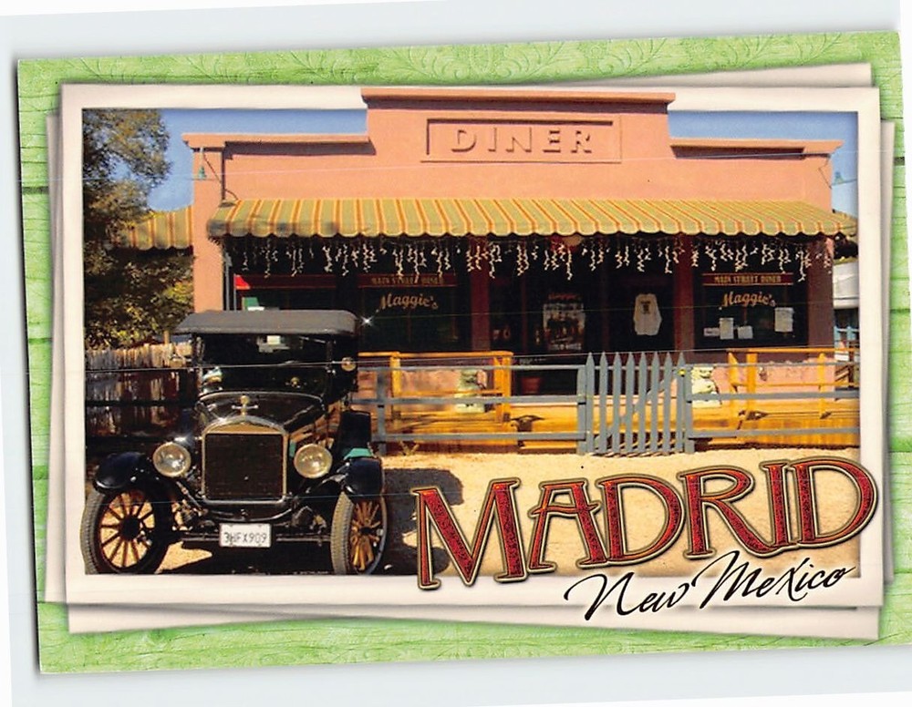 Postcard  Diner Madrid NM USA