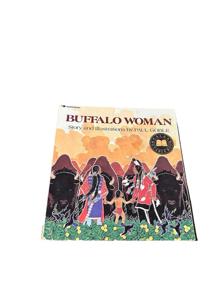 Buffalo Woman by Paul Goble, Paperback 1984, Aladdin Picture Book Vintage