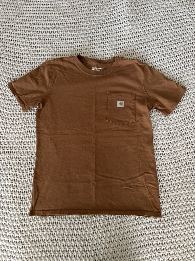 Carhartt Men's Small Short Sleeve Pocket T-Shirt - Desert