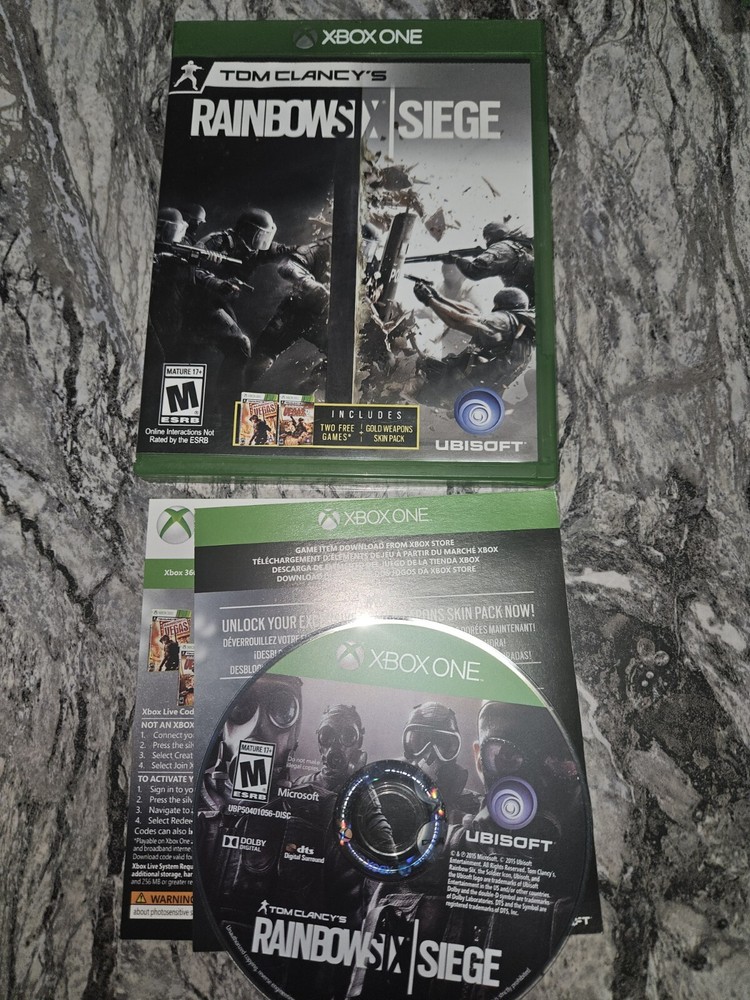 Tom Clancy’s Rainbow Six Siege Xbox One 2015 Video Game Microsoft Ubisoft
