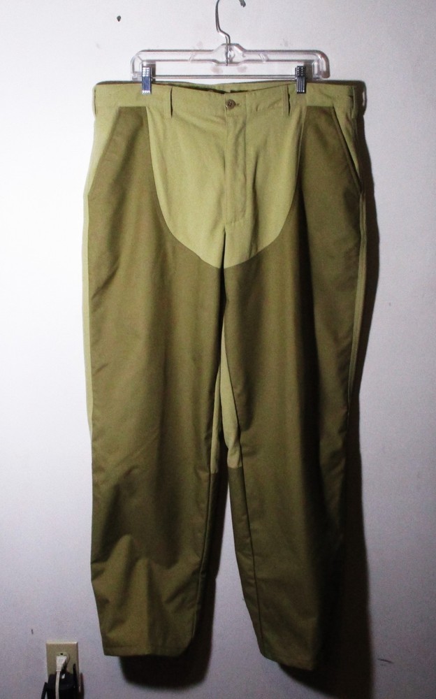 L.L. BEAN Tan Heavy Duty Nylon Hiking & Hunting Pants Men's Size 38X33 NWOT