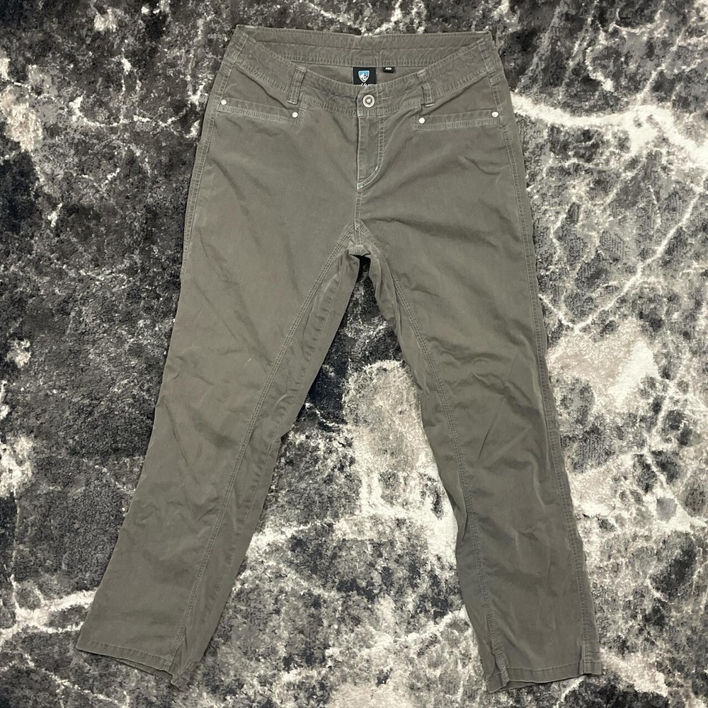 Kuhl Womens Vintage Patina Dye Gray Ryde Hiking Pants Size 12 30x32