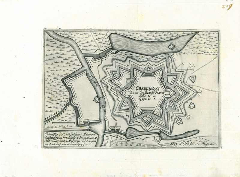 City map of Charleroi