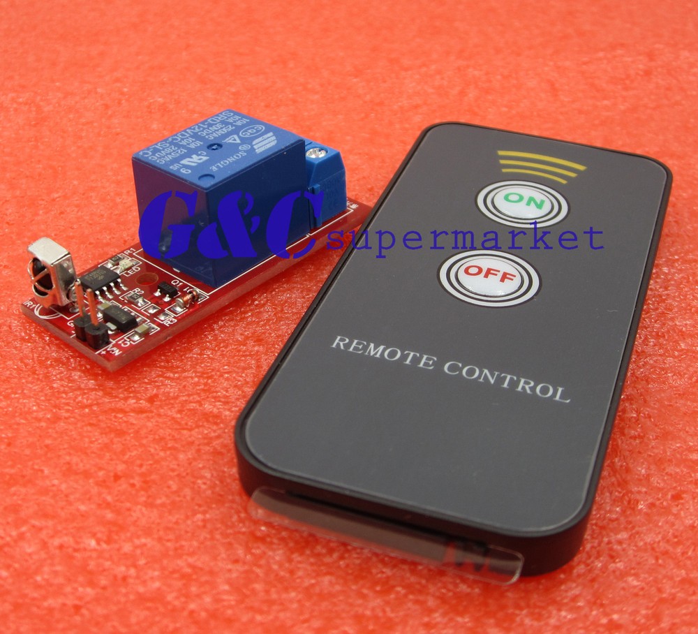 1 Channel Infrared Switch Relay Driving Module Board 12V Remote Controller NEW