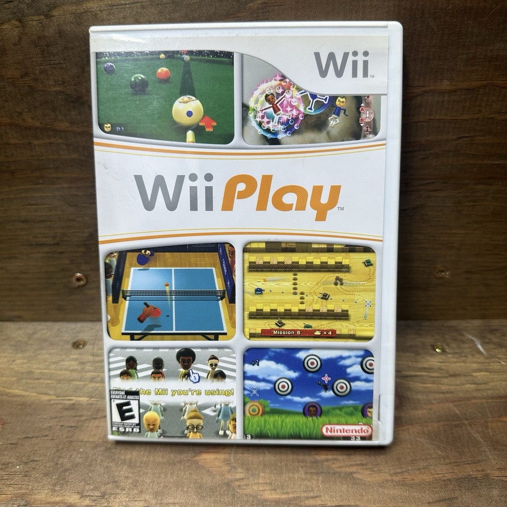 Wii Play (Nintendo Wii) Complete CIB Tested Great Condition