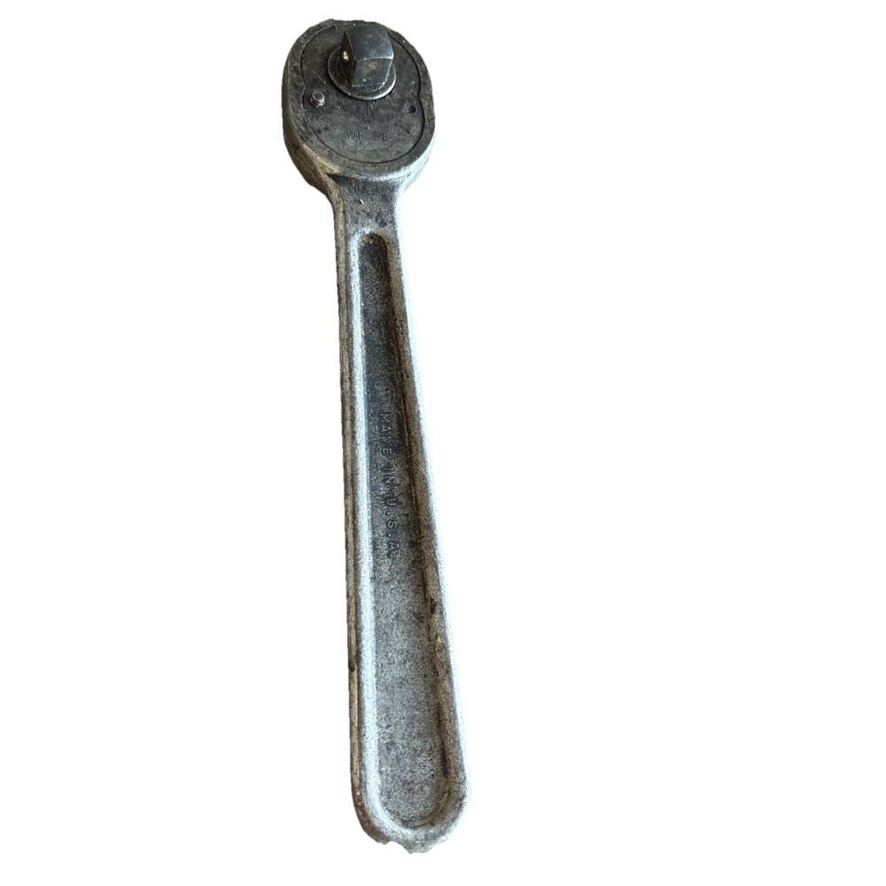 VINTAGE PLOMB 1/2 INCH DRIVE RATCHET No. WF-38 TEN INCHES LONG USA PLUMB Works